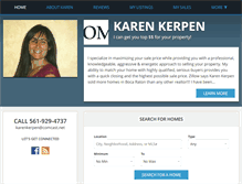 Tablet Screenshot of karenkerpen.com